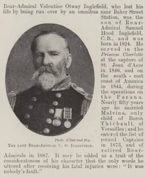 Der verstorbene Konteradmiral V O Inglefield