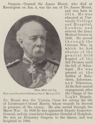 Der verstorbene Generalchirurg Sir J Mouat, VC