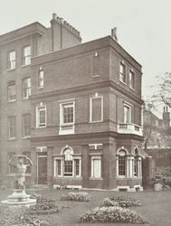 Ansicht des Clements Inn Garden House, 1885