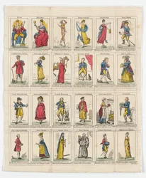 24 Zwölf-Nacht-Charaktere, 1818