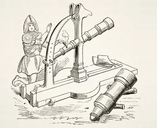 Eine Kanone aus dem 15. Jahrhundert, aus 