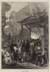Eine chinesische Proklamation (Gravur)