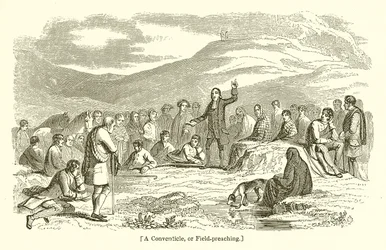 Ein Konventikel oder Feldpredigt