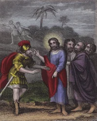 Ein Höfling, bekannt durch Herodians Regionen ... (farbiger Stich)