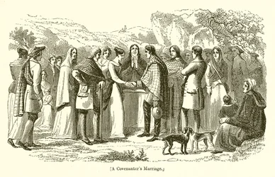 Eine Covenanters Hochzeit