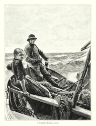 Ein finnisches Fischerboot