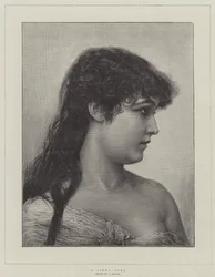 Ein Zigeunermädchen (Gravur)