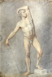Ein männlicher Akt, um 1770