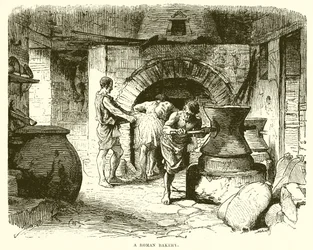 Eine römische Bäckerei