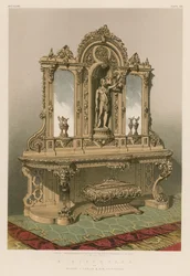 Ein Sideboard von Messrs J. Taylor und Sohn, Edinburgh