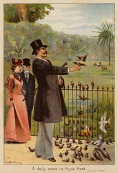 Eine Alltagsszene im Hyde Park