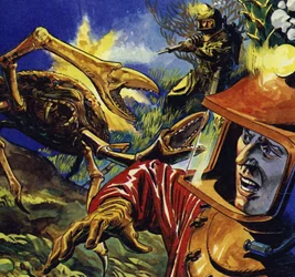 Eine riesige Seespinne griff an, aber Nemo sprang schnell in Aktion