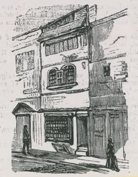 Ein Haus in Spitalfields, London