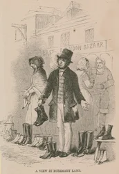 Eine Ansicht in Rosemary Lane, London