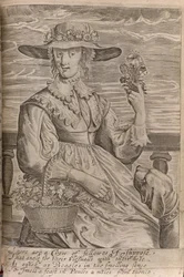 Eine Frau mit Blumen, Illustration aus 