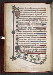 Junge auf Pony mit Falke, der eine Ente jagt, ca. 1284-1316
