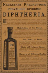 Werbung für Izal Antiseptikum