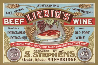 Werbung für Liebigs Beef Wine