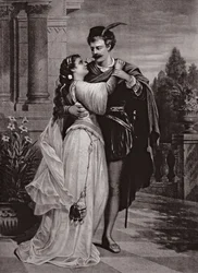 Werbung für Romeo und Julia im Opernhaus