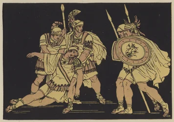 Aeneas und der Körper von Lausus