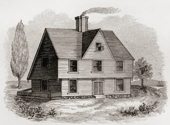 Allyn House, New Plymouth, Nordamerika, aus 