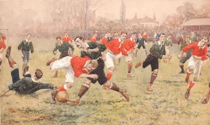 Amateur-Gentlemen beim Spiel