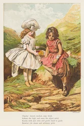 Ein Akt der Nächstenliebe (Farblithografie)
