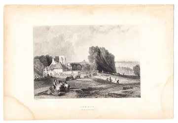 Eine Gravur von London aus Highgate, um 1800