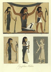 Alte ägyptische Kostüme