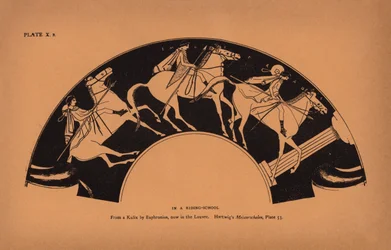 Antike griechische Erziehung: In einer Reitschule