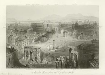 Das antike Rom vom Kapitolshügel