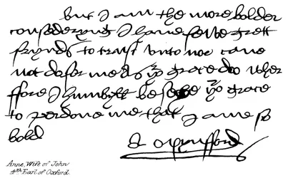 Anne, Ehefrau von John, 4. Earl von Oxford
