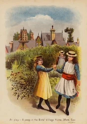 Beim Spielen, Ein Blick ins Mädchenheim, Ilford, Essex