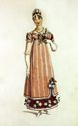 Ballkleid, Modeplatte aus Ackermann