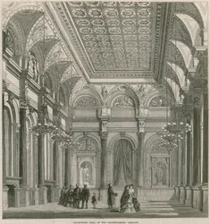 Bankettsaal der Clothworkers Company, Mincing Lane, London