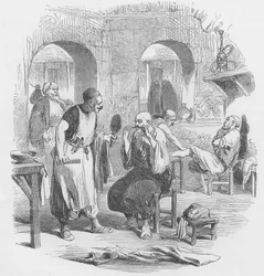 Barbierladen in Kairo