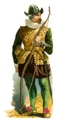 Bogenschütze aus der Zeit von Königin Elisabeth I., 1559-1603