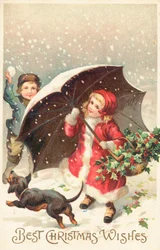 Britische Weihnachtskarte