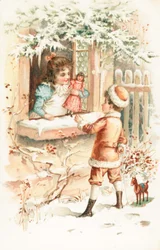 Britische Weihnachtskarte