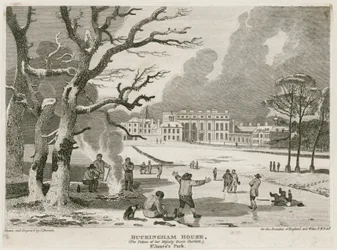 Buckingham House, der Palast Ihrer Majestät Königin Charlotte, St. James