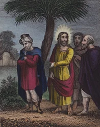 Aber beachte die Veränderung, so sprach der Herr ... (kolorierte Gravur)