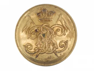 Knopf, 9. Regiment der Bengal Lancers, vor 1901