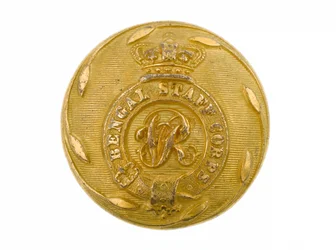 Knopf, Bengal Staff Corps, 1861-1876