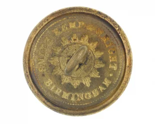 Knopf, andere Ränge, 6. Bengal European Regiment, 1858-1861