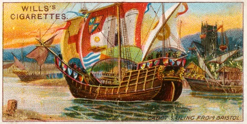 Cabot segelt von Bristol