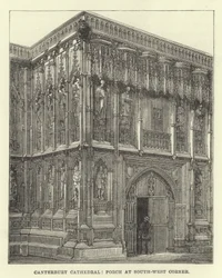 Canterbury Kathedrale, Vorhalle an der Südwestecke