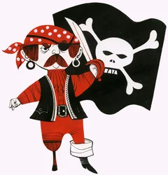 Cartoon-Pirat
