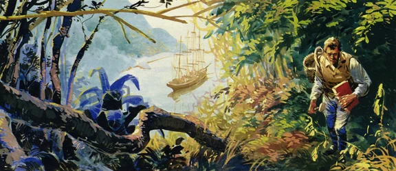 Charles Darwin war an Bord der HMS Beagle, als sie die Küste Südamerikas erkundete