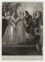 Charles II empfängt die Herzogin von Orléans in Dover