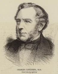 Charles Landseer, RA (Stich)